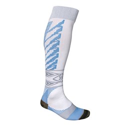 ZZZZ BOOST COMPRESSION SOCKS WHITE / BLUE SIZE D **DISC**