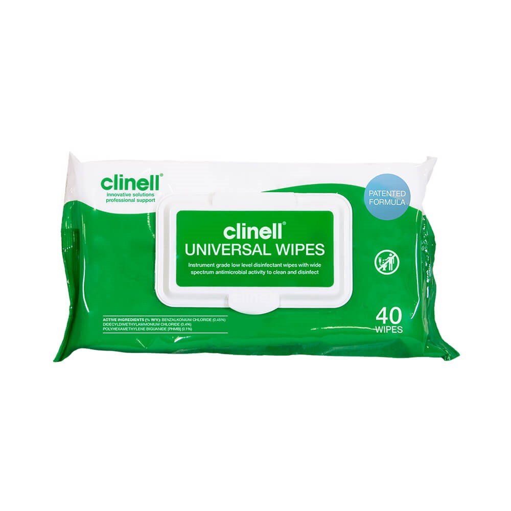 Clinell Universal Wipes (40) - Alpha Sport