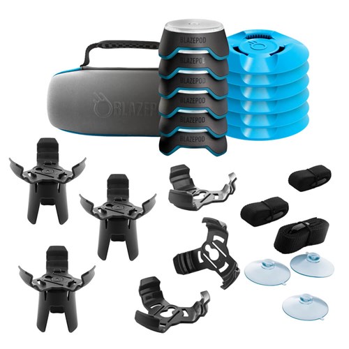 BLAZEPOD Trainer Kit 6 Pods + Functional Adapters