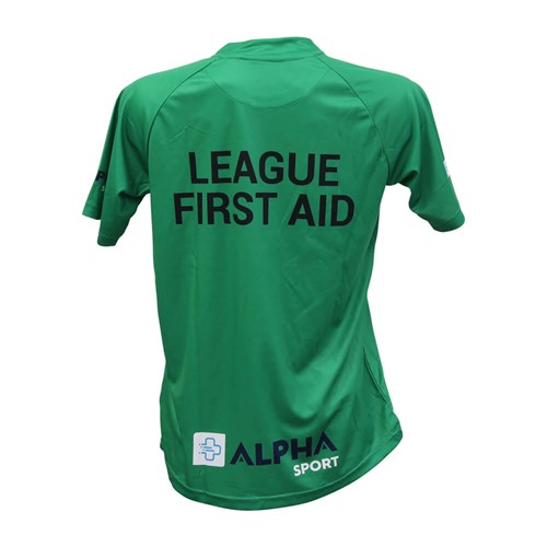 WEB-SL20G-alpha-sport-league-first-aid-trainer-shirt-green-1