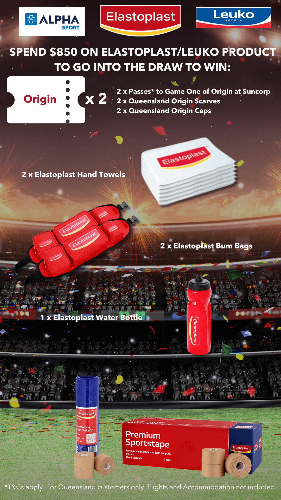 Elastoplast & Leuko Origin Giveaway Horizontal Banner